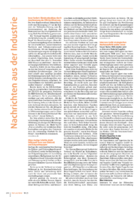 Dokument Nachrichten aus der Industrie
