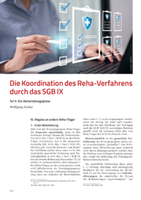 Dokument Die Koordination des Reha-Verfahrens durch das SGB IX