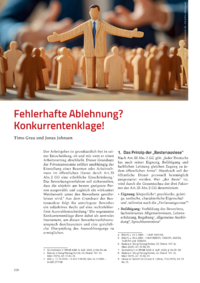 Dokument Fehlerhafte Ablehnung? Konkurrentenklage!