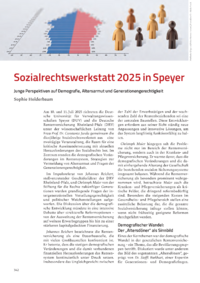 Dokument Sozialrechtswerkstatt 2025 in Speyer