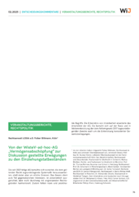 Dokument Von der WisteV-ad-hoc-AG &bdquo;Verm&ouml;gensabsch&ouml;pfung&rdquo; zur Diskussion gestellte Erw&auml;gungen zu den Einziehungstatbest&auml;nden