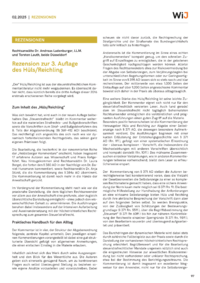 Dokument Rezension zur 3. Auflage des Hüls/Reichling