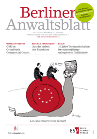 Dokument Berliner Anwaltsblatt Ausgabe 11 2025