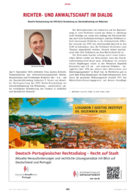 Dokument Richter- und Anwaltschaft im Dialog
