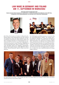 Dokument Law made in Germany and Poland am 11. September in Warschau