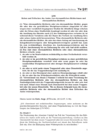 Dokument § 81 Ruhen und Erlöschen des Amtes von ehrenamtlichen Richterinnen und ehrenamtlichen Richtern