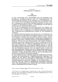 Dokument § 95 Vorermittlungen