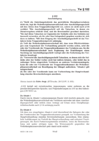 Dokument § 102 Anschuldigung