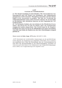 Dokument § 107 Grundsatz der Nichtöffentlichkeit