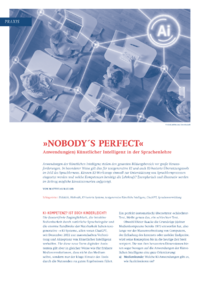 Dokument »Nobody’s perfect«