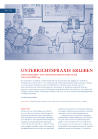 Dokument Unterrichtspraxis erleben