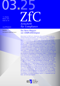 Dokument Zeitschrift für Compliance (ZfC) Ausgabe 03 2025