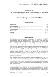Dokument Vorbemerkungen zu §§ 53r–53v KWG
