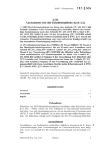 Dokument § 53s Ausnahmen von der Erlaubnispflicht nach § 32