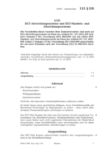Dokument § 53t DLT-Abwicklungssysteme und DLT-Handels- und Abwicklungssysteme
