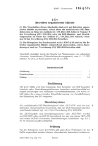 Dokument § 53v Betreiber organisierter Märkte
