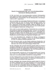 Dokument Artikel 126 Durch Grundpfandrechte auf Gewerbeimmobilien besicherte Risikopositionen