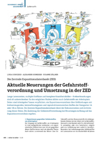 Dokument Aktuelle Neuerungen der Gefahrstoffverordnung und Umsetzung in der ZED