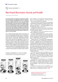 Dokument Bernhard Bormann: Kunst auf Kredit
