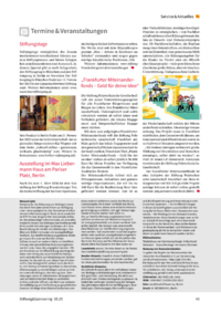 Dokument Termine & Veranstaltungen