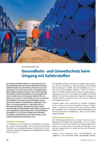 Dokument Gesundheits- und Umweltschutz beim Umgang mit Gefahrstoffen