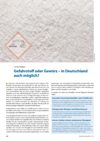 Dokument Gefahrstoff oder Gewürz – in Deutschland auch möglich?