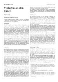 Dokument Vorlagen an den EuGH