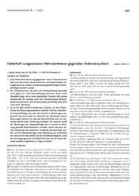 Dokument Fehlerhaft ausgewiesene Mehrwertsteuer gegen&uuml;ber Endverbrauchern