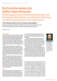 Dokument Die Transformation des Außer-Haus-Konsums