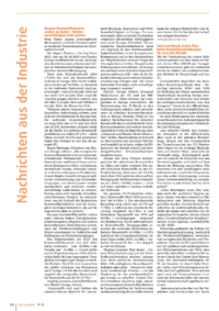 Dokument Nachrichten aus der Industrie