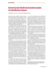 Dokument Kommunale Bodenschutzkonzepte im l&auml;ndlichen Raum