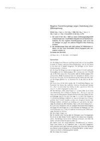 Dokument Negative Feststellungsklage wegen Androhung einer Zählersperrung