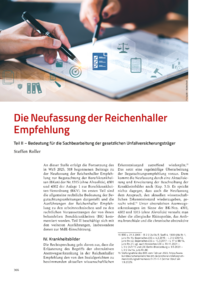 Dokument Die Neufassung der Reichenhaller Empfehlung