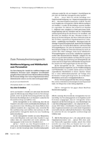 Dokument Wahlberechtigung und Wählbarkeit zum Personalrat