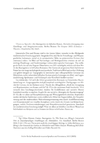 Dokument Theresa Specht:  Der Baumgarten im h&ouml;fischen Roman. Narrative Erzeugung eines Handlungs- und Imaginationsraums . Berlin / Boston: De Gruyter 2023. (Literatur &ndash; Theorie &ndash; Geschichte 28).