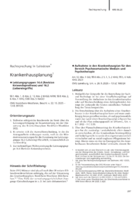 Dokument Rechtsprechung in Leitsätzen