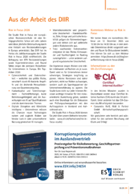 Dokument Aus der Arbeit des DIIR