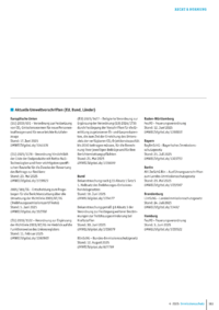 Dokument Aktuelle Umweltvorschriften (EU, Bund, Länder)