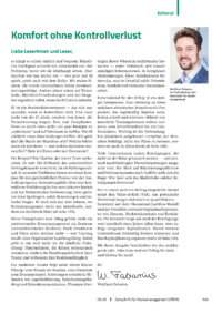 Dokument Komfort ohne Kontrollverlust