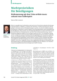 Dokument Marktpreisrisiken für Beteiligungen