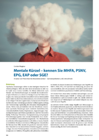 Dokument Mentale Kürzel – kennen Sie MHFA, PSNV, EPG, EAP oder SGE?
