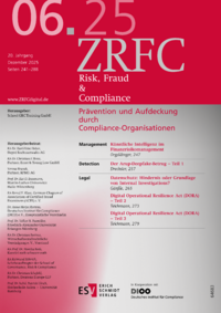 Dokument Risk, Fraud & Compliance Ausgabe 06 2025