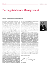 Dokument Datengetriebenes Management