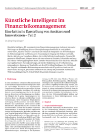 Dokument Künstliche Intelligenz im Finanzrisikomanagement