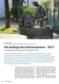 Dokument Die Anfänge des Arbeitsschutzes – Teil 3
