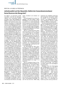 Dokument Aktuelle Rechtsprechung