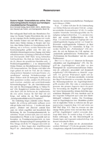 Dokument Suzana Vezjak: Essensdiskurse online. Eine diskurslinguistische Analyse aus fremdsprachendidaktischer Perspektive