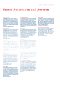 Dokument Unsere Autorinnen und Autoren