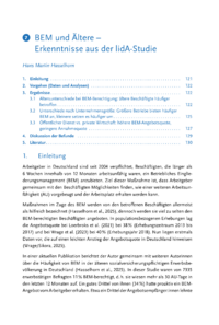 Dokument BEM und Ältere – Erkenntnisse aus der lidA-Studie