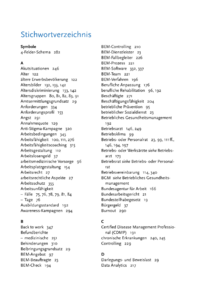 Dokument Stichwortverzeichnis